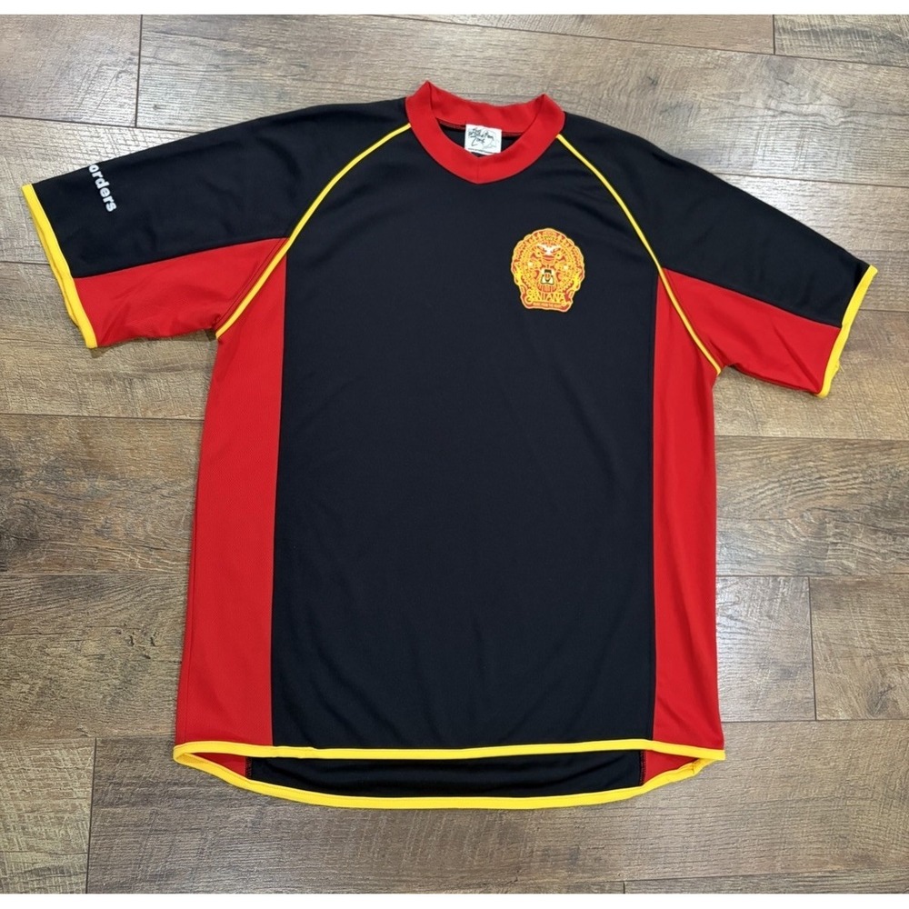 Vintage Carlos Santana Lion Motif‎ Soccer Jersey Black XXL